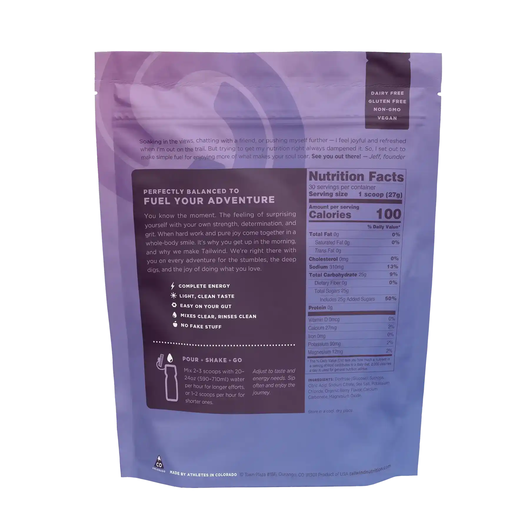 Tailwind Endurance Fuel - Berry - 30 Serves