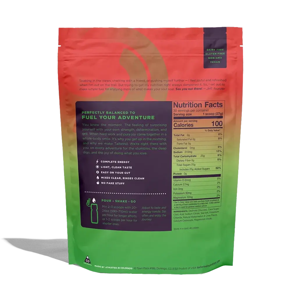 Tailwind Endurance Fuel - Dauwaltermelon - 50 Serves