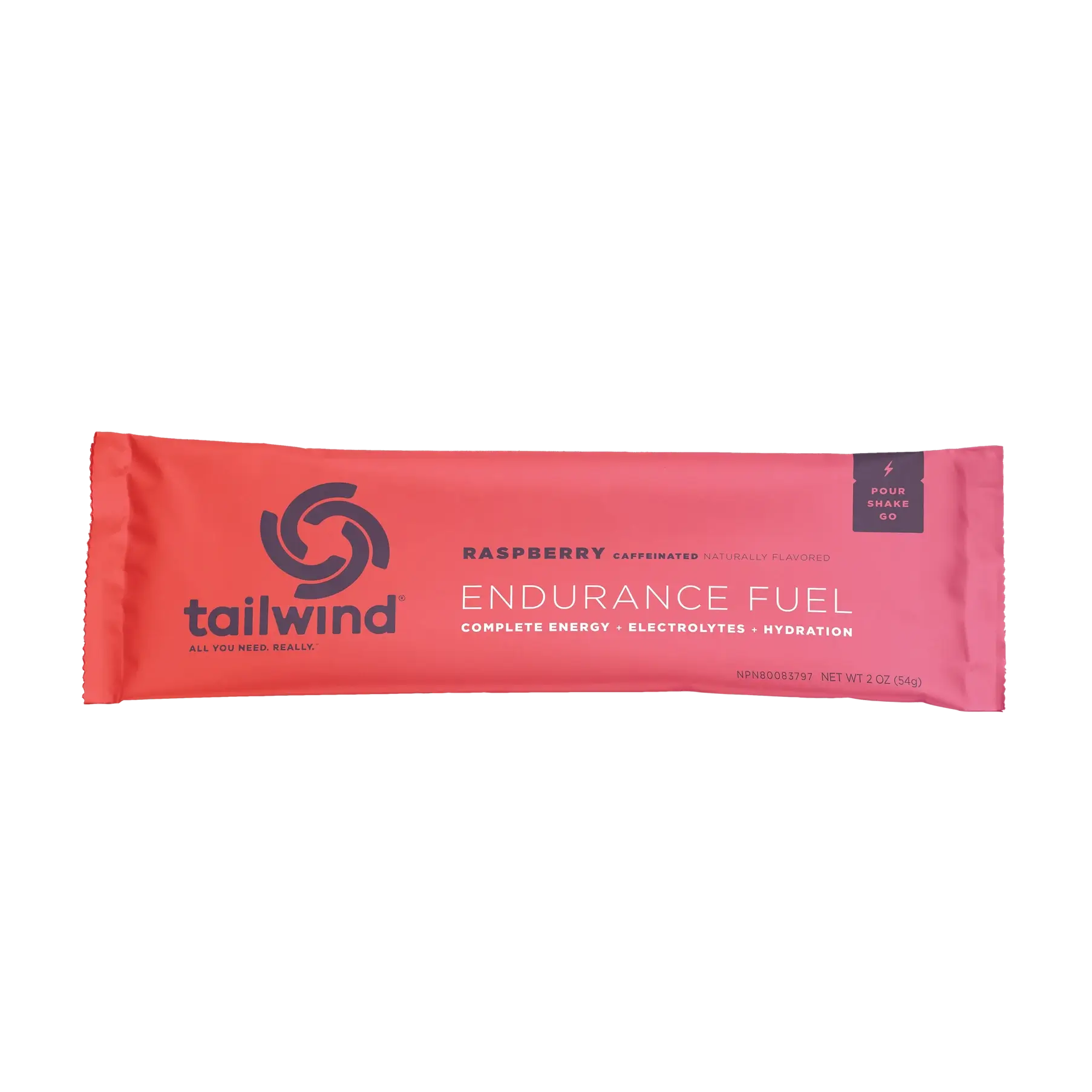 Tailwind Endurance Fuel Caffeinated - Raspberry - Stick (Single)