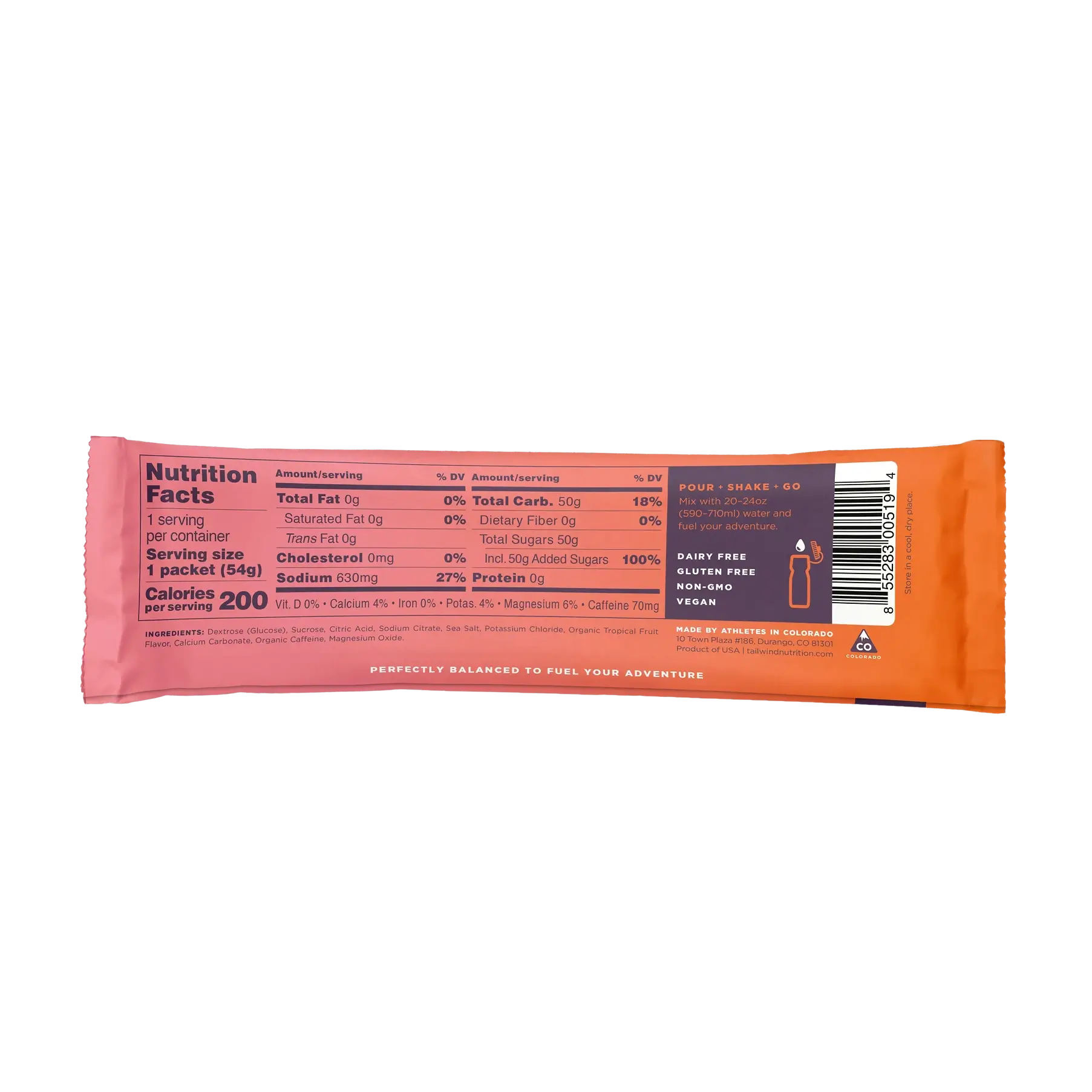 Tailwind Endurance Fuel Caffeinated - Tropical - Stick (Single)