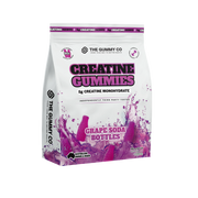 The Gummy Co - Creatine Gummies - Grape Soda Bottles - 360g (30 Serves)