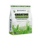 The Gummy Co - Creatine Gummies - Sour Apple Bottles - 360g (30 Serves)