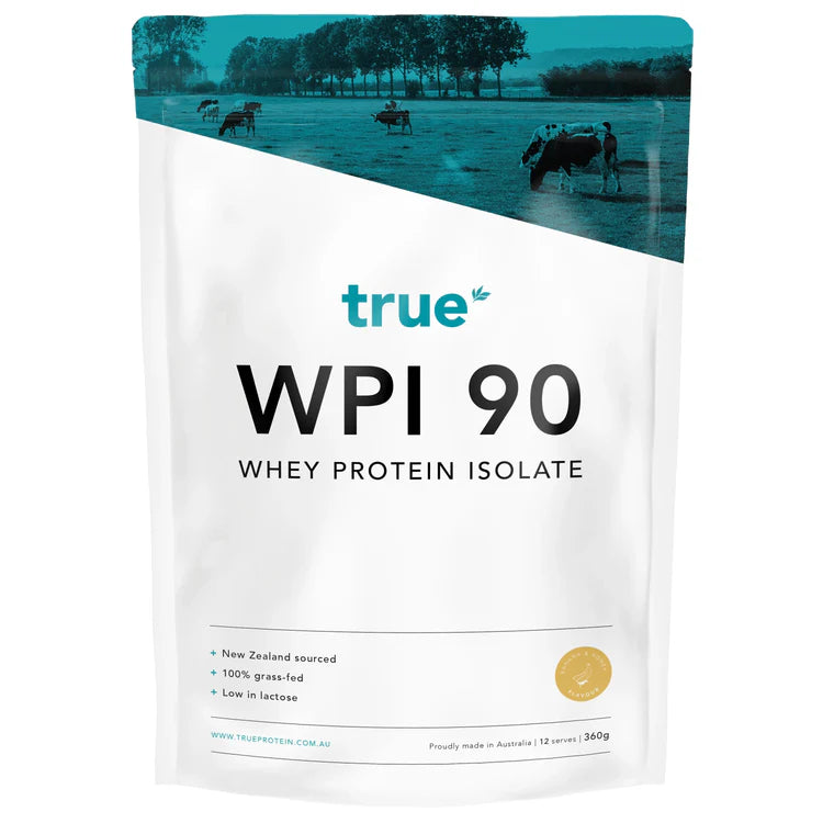 True WPI 90 Whey Protein Isolate - Banana & Honey - 360g (12 Serves)