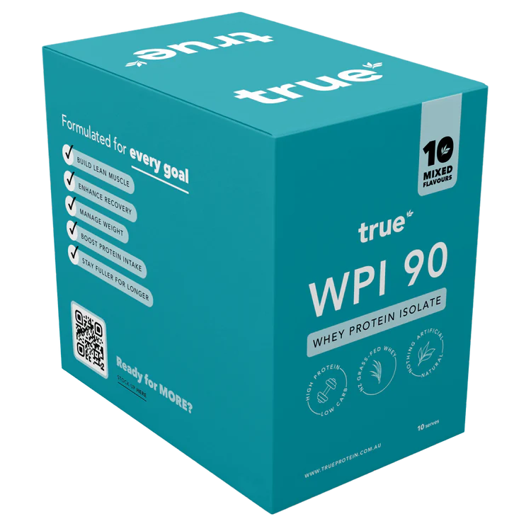 True WPI 90 Whey Protein Isolate - Sample Box - 10 Pack
