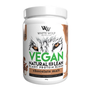 White Wolf Vegan Lean Plant Protein - Chocolate Malt - 900g (30 Serves)