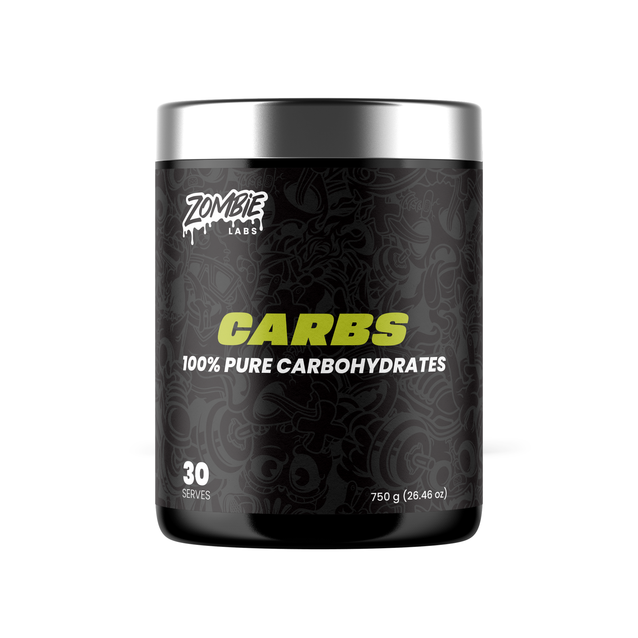 Zombie Labs Carbs 100% Pure Carbohyrdates - 750g (30 Serves)