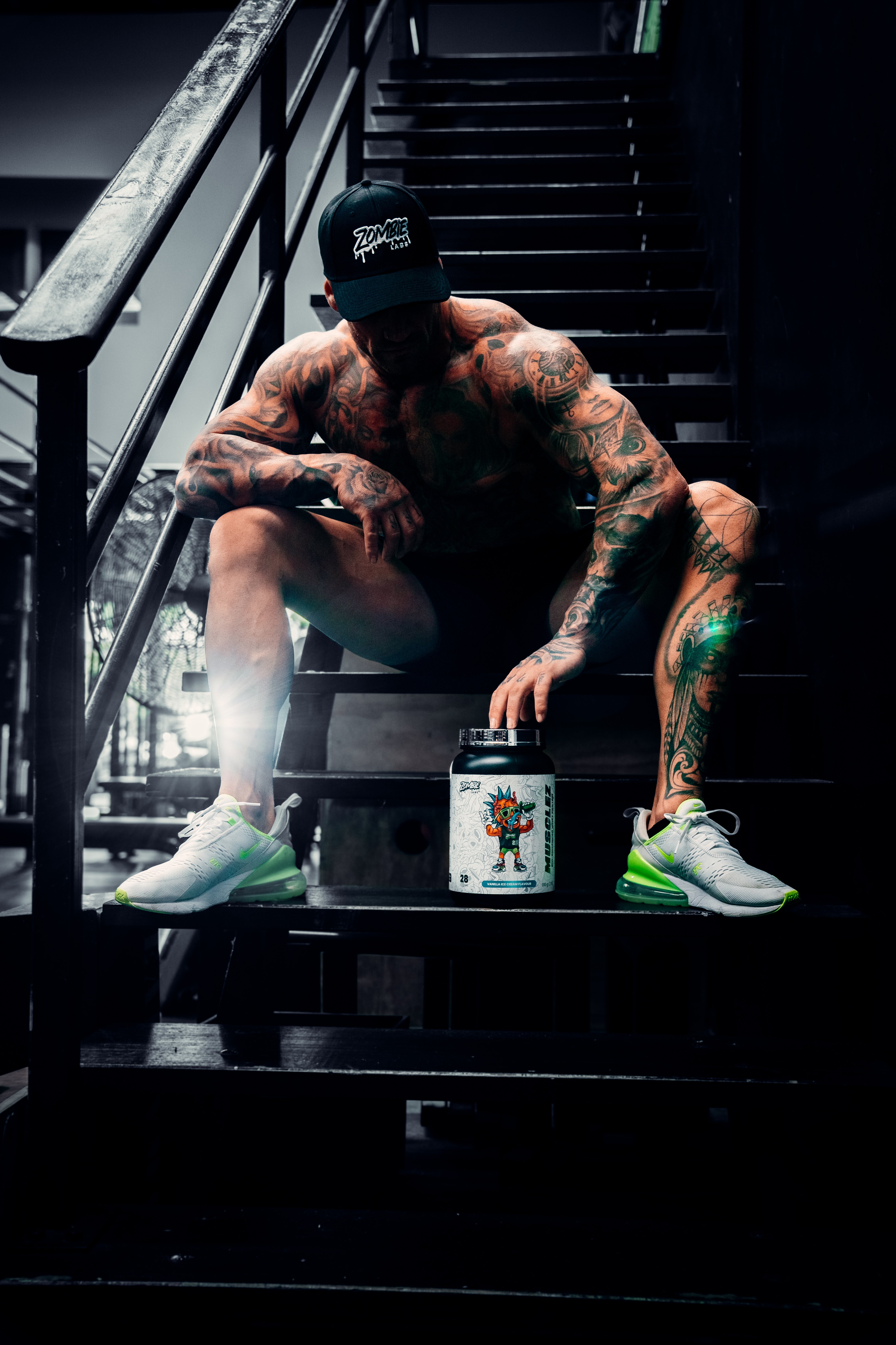 Zombie Labs Musclez Bio-Enhanced Whey Protein - 910g (28 Scoops) - Choc Honeycomb