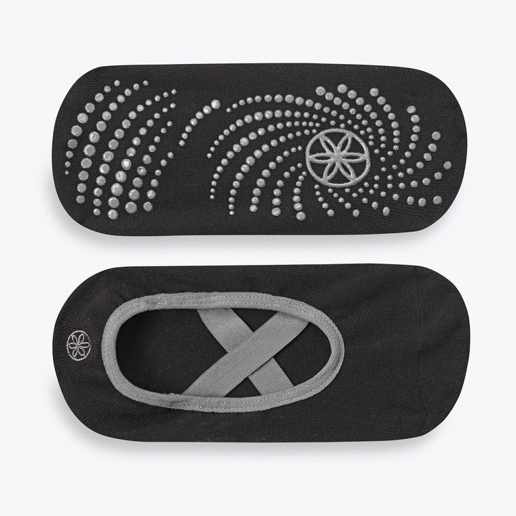 Gaiam Yoga & Barre Grippy Socks - Small/Medium - 1 Pair