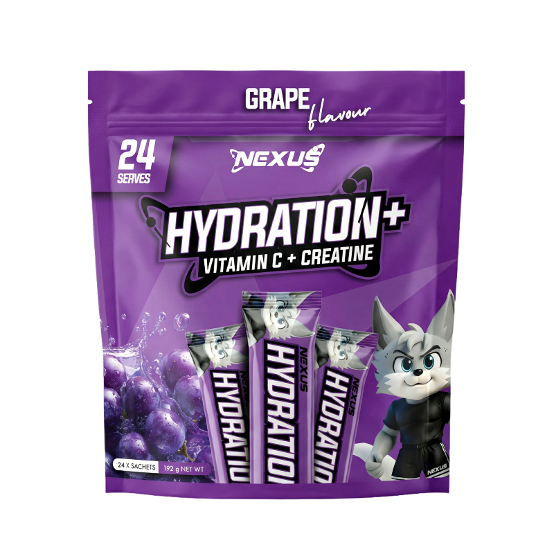 Nexus Hydration+ Electrolyte & Creatine Grape 24 sachets